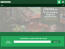 Tablet Screenshot of monteverde.com.mx